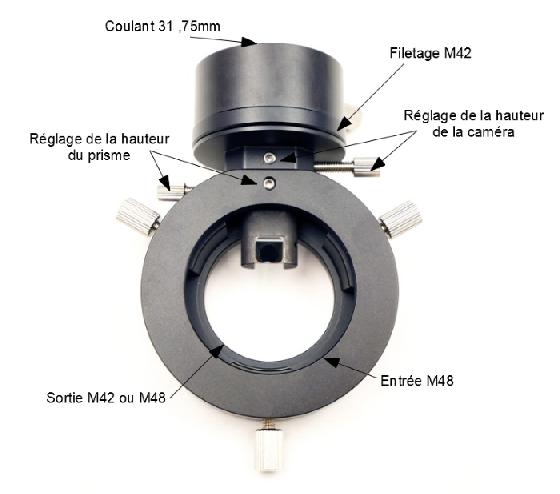 Diviseur optique ZWO OAG