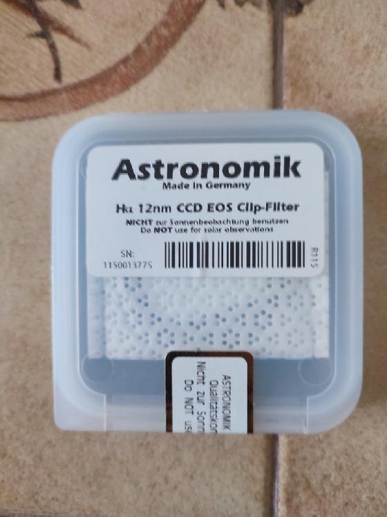 Filtre H-Alpha 12 nm Astronomik Clip EOS APSC