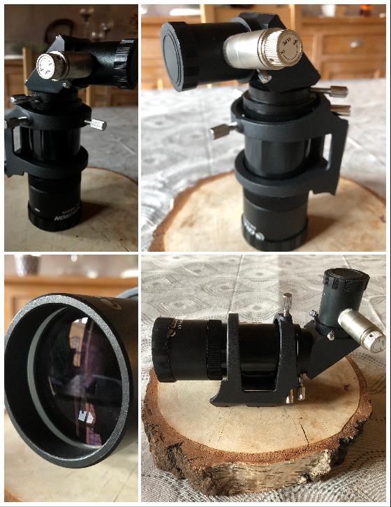  Chercheur Celestron rétro éclairé 9x50 avec renvoie coudé