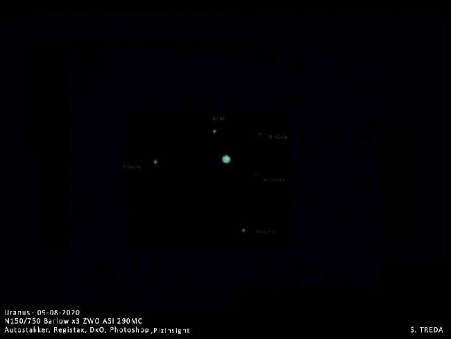 Uranus et ses satellites 