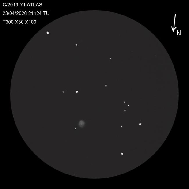 20200423 Comète C/2019 Y1 ATLAS