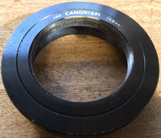 Bague T2 pour APN CANON EOS