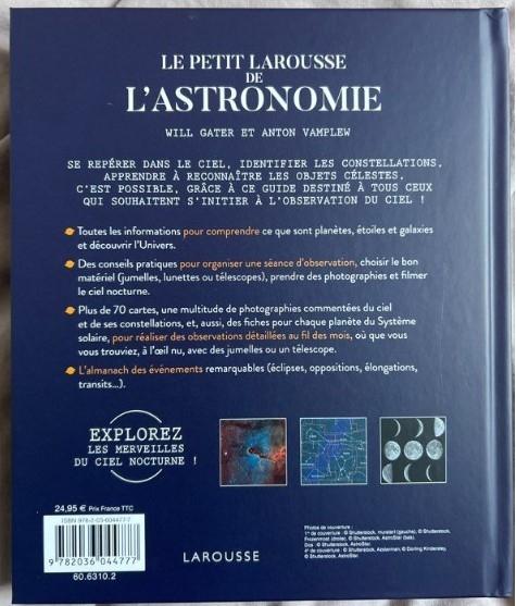 Livre "Le petit Larousse de l’Astronomie" neuf