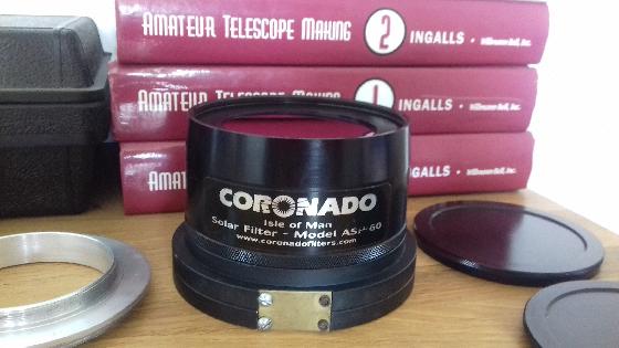 RARE filtre Halpha Coronado SM60 Double stack