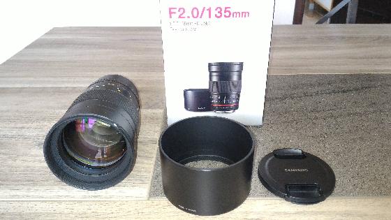 Samyang 135mm F2 pour Sony FE