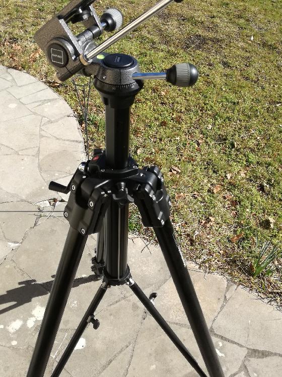 Trépied  MANFROTTO 161MK2B (noir)+tête Gitzo G-1570M 