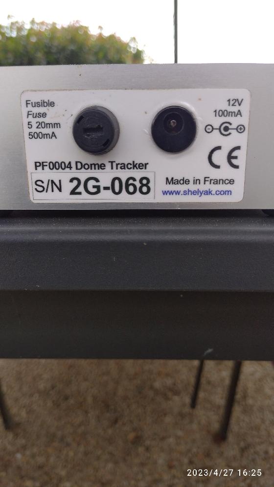 Vends dome tracker