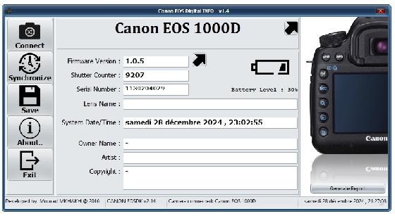 Canon EOS 1000d refiltré Astrodon