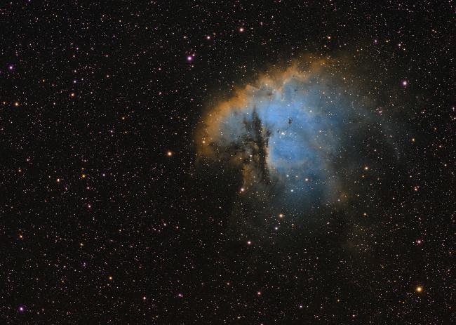 Pacman (NGC281) tout SHO