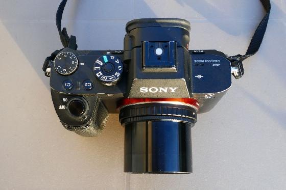 APN Sony A7SII défiltré refiltré Astrodon Inside