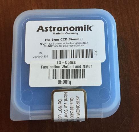 filtre Astronomik Ha 6nm 36mm -30%