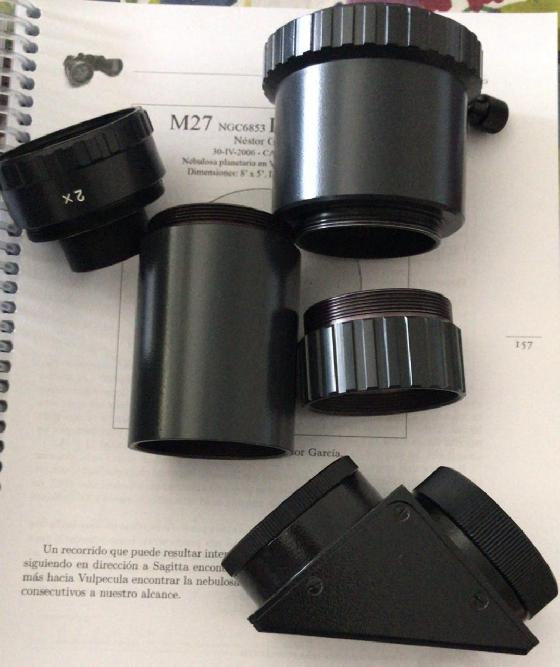 Prisme Zeiss et barlow 2x m44 et accessoires d'origine