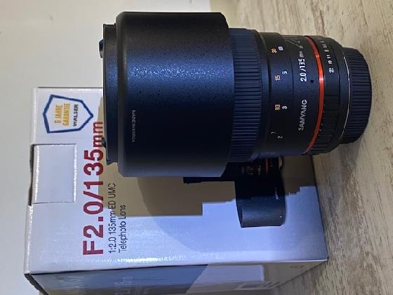 Samyang 135 F2 pour Canon