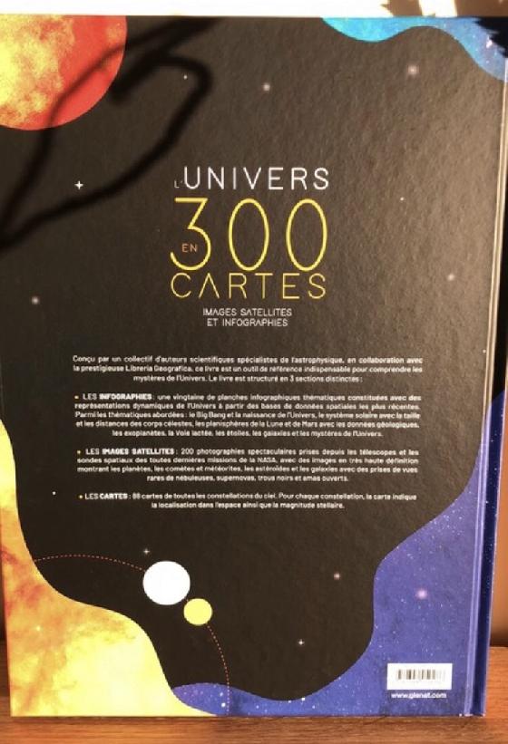 Livre l’Univers en 300 cartes