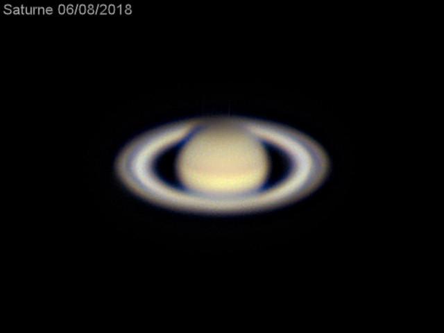 Saturne du 6 août 2018