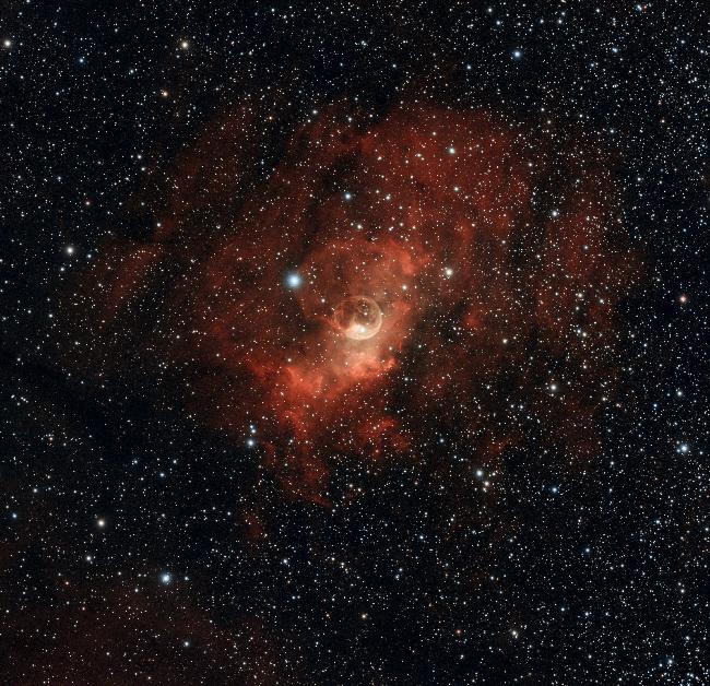 NGC7635 avec filtre L-eNhance 