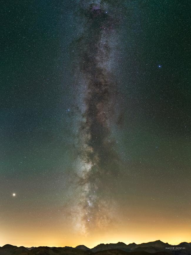 La Voie Lactée et l'Airglow