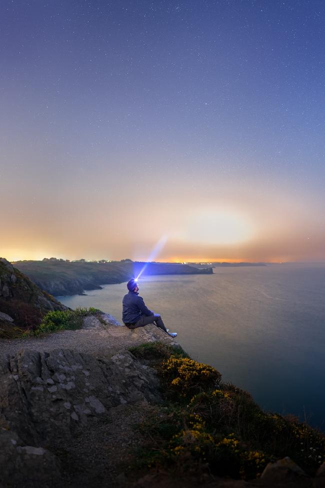 La Pointe du Grouin et la pollution lumineuse de Saint Malo