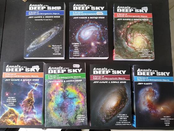 Livres Annals of the Deep Sky ( volume 1-7 ) 