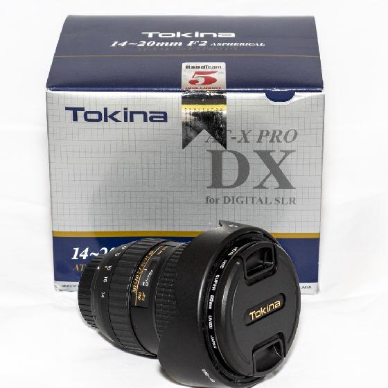 Objectif zoom TOKINA 14-20mm f/2.0 AT-X PRO DX monture Nikon