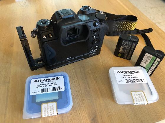 Nikon Z6 défiltré + filtres, 3 batteries, grip SmallRig