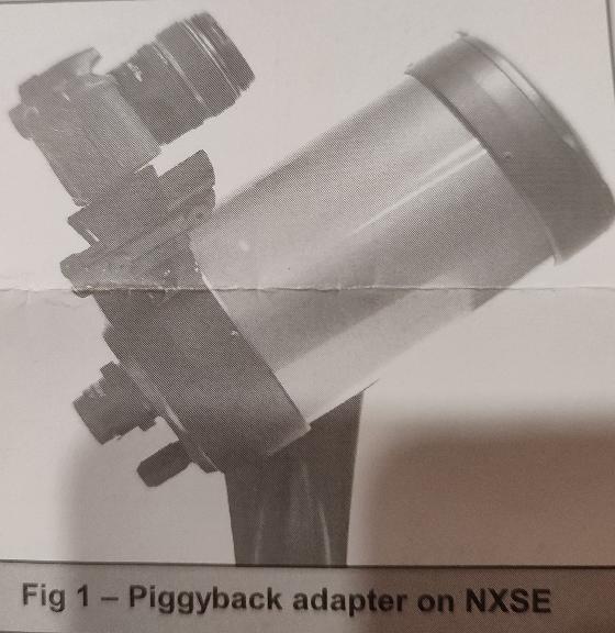 Piggyback Celestron EOS 