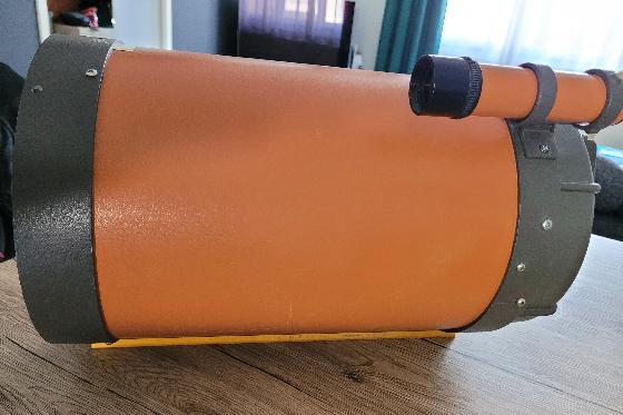 Tube C8 celestron orange