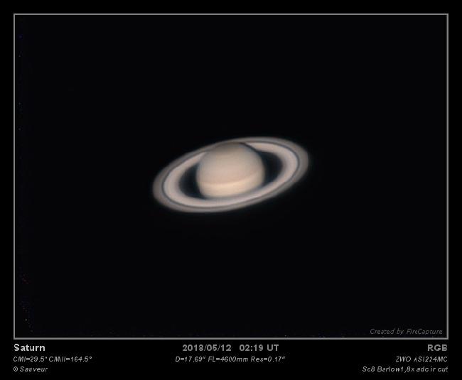 Saturne 12/05/2018