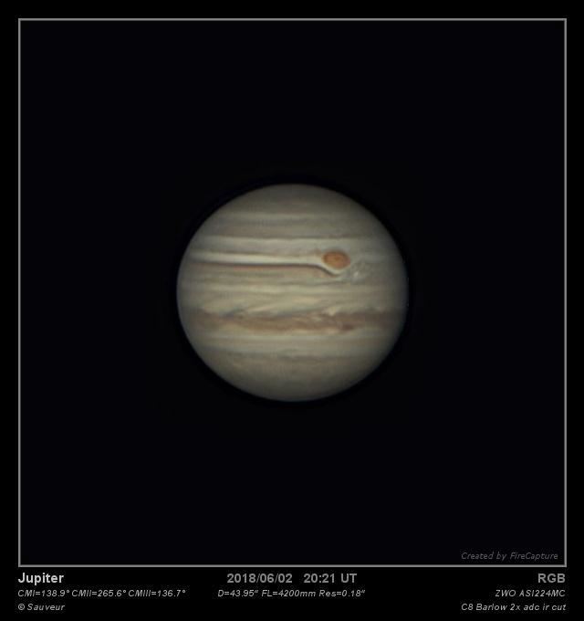 Jupiter 02/06/2018