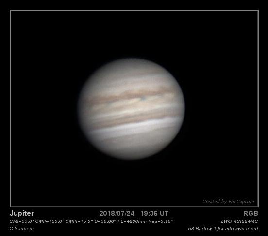 Jupiter 24/07/2018