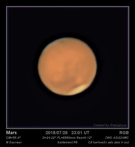 Mars du 26/07/2018