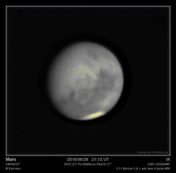 Mars du 29/08/2018