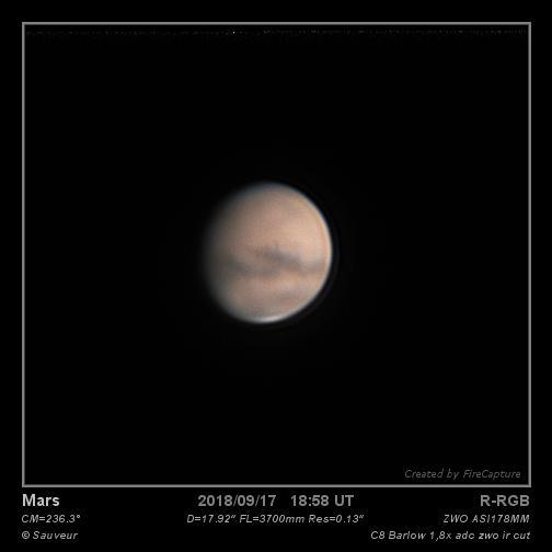 Mars du 17/09/2018