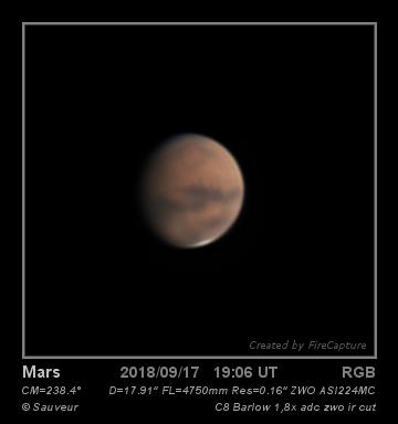 Mars du 17/09/2018