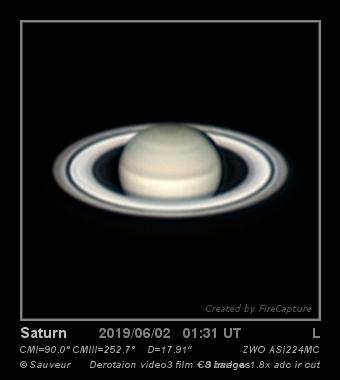 saturne nuit 01 au 02 juin 2019