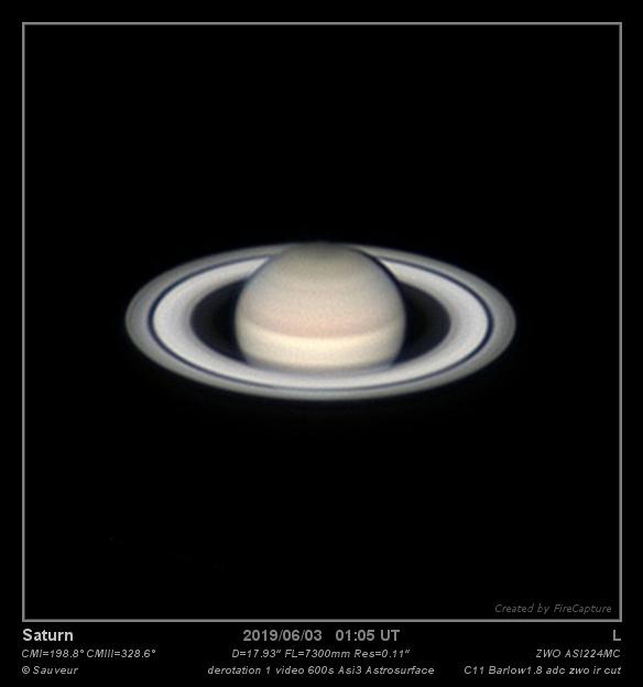 Saturne Au C11 B 1.8x adc zwo ir cut