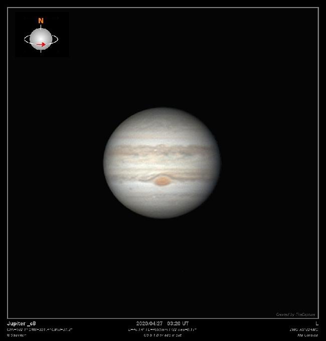 Jupiter du 27/04/2020