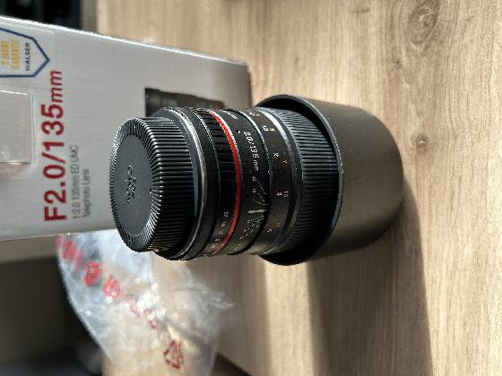 Samyang f2.0/135mm canon 