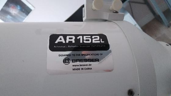 Lunette BRESSER Messier AR-152 L/1200 EXOS-2 GO TO