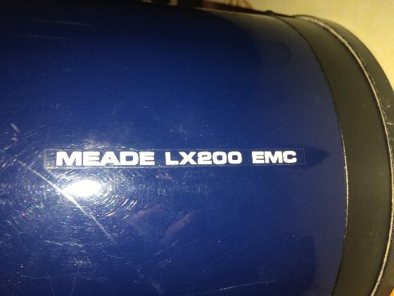 Telescope tube Meade LX200 EMC 200 mm (8") avec queue d'arronde LOSMANDY