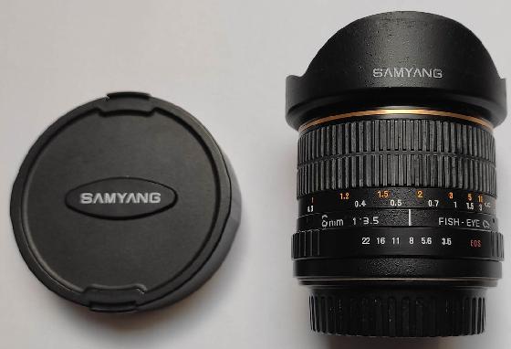 Samyang 8mm fisheye f/3.5-22