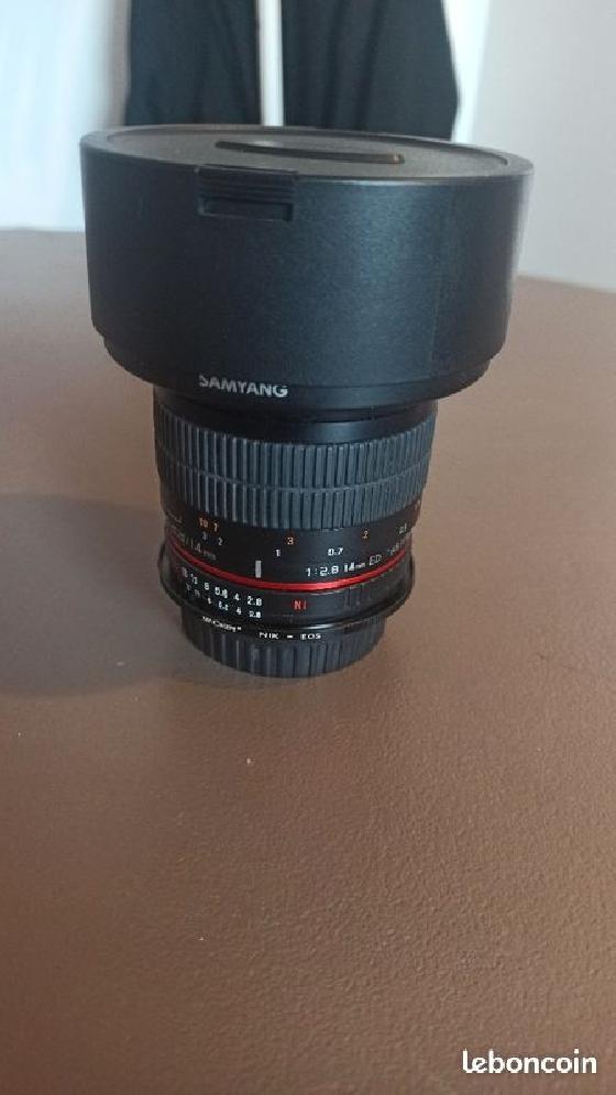 Objectif Samyang 14mm f/2.8 aspherical Canon