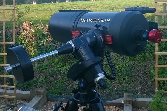 Télescope complet Celestron C8 XLT Goto 200mm sur monture équatoriale motorisée CG5