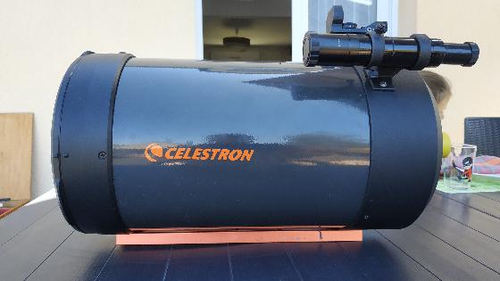 Télescope complet Celestron C8 XLT Goto 200mm sur monture équatoriale motorisée CG5