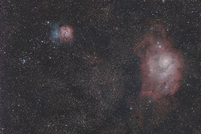 M8 - M20 - Nebuleuses de la Lagune et Trifide - 14/07/2024