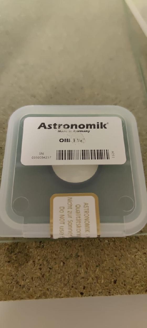 Filtre OIII Astronomik 1.25