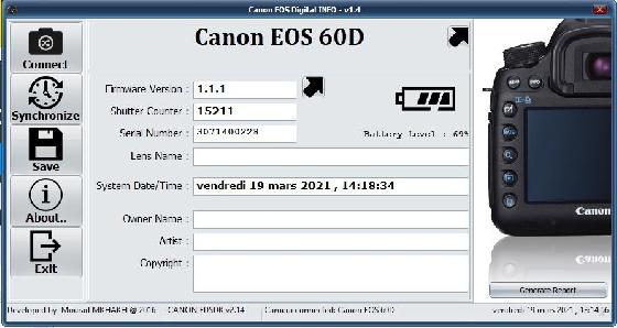 Canon EOS 60D astrodon