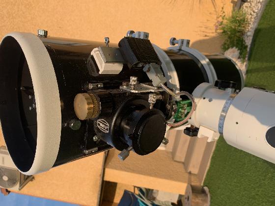 Set-up astrophoto= EQ6 courroie + 200/800SW