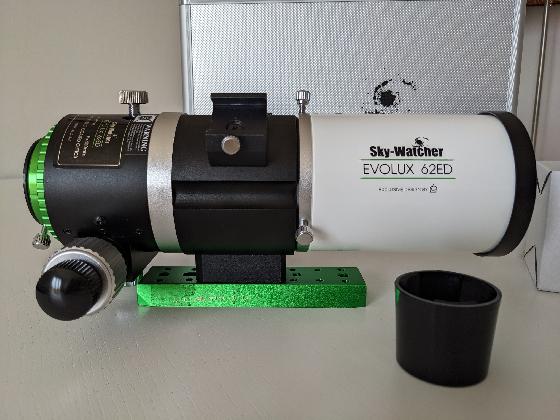 Skywatcher 62ed evolux + correcteur