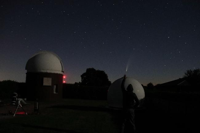 Neowise à l'observatoire de la Couyère